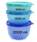 Tupperware Set 3 Contenitori 2 L /1,5 L /1 L Azzurro/Blu/Turchese Miglior Prezzo