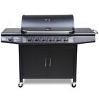 CosmoGrill Outdoor Pro 6+1 Gas Barbecue Grill Side Burner BBQ Home Garden Party