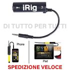 iRig interfaccia Chitarra Basso Tastiera  per iPhone, iPad, Mac.