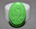 SEAHORSE SILICONE MOLD soap bar polymer clay resin plaster wax fimo mould choco