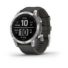 Garmin fenix 7 Standard Edition 47mm - Cassa Silver Con Cinturino Graphite EU