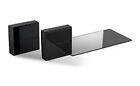 Meliconi Ghost Cube Shelf Sistema Coprifili Componibile, Nero