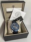 Orologio Chrono Uomo -AG Spalding & Bros Buxton- Cinturino in pelle BLU