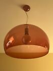 Kartell Fly, lampadario a sospensione bordeaux diametro 52cm