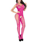 Women Body Stockings Thigh-Highs Fishnet Babydoll Bodysuit Lingerie Sleepwear