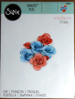 Sizzix Thinlits Plus 3D Die Lovebirds #2 Floral Roses Use with Big Shot Plus/Pro