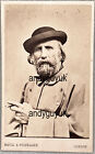 CDV ITALIAN GENERAL PATRIOT REVOLUTIONARY GIUSEPPE GARIBALDI ANTIQUE PHOTO