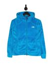 The North Face Fleece Jacket Size M UK 10 In Blue Women s Hooded Outdoors.