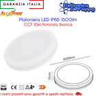 Plafoniera LED IP65 1500lm CCT 15W Rotonda Bianca