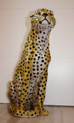 Gepard Leopard Italien 1960er Jahre Keramik ca. 60cm