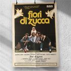 Manifesto Da Cinema Originale Film Fiori Di Zucca Anno 1989 Locandina 140x100