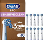 Oral-B Sensitive Clean Testine Spazzolino Elettrico, Confezione Da 10 Testine Di