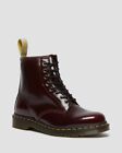 Dr Martens VEGAN 1460, TG 45 EU , Rosso Cherry Red 600, Uomo