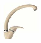 MISCELATORE RUBINETTO LAVELLO CUCINA CANNA ALTA AVENA FRAGRANITE MARRONE BEIGE