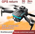 Mini drone S132 GPS 8K professionale fotocamera 360 motore brushless telecomando