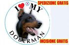 MEDAGLIETTA PER CANE DOBERMAN SPEDIZIONE E INCISIONE GRATIS