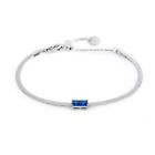 Bracciale snake donna Marlù cristallo baguette blu 31BR0010-B