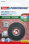 tesa Powerbond Nastro BiAdesivo Forte per Esterni, 1.5 m x 19 mm