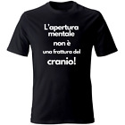 T-shirt Maglietta "Apertura mentale " - taglie da S a 4XL - Vedi Descrizione