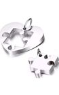 OIDEA Collana per Coppia Lovers Collana in Acciaio Inox con Pendente Puzzle Cuor