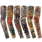 Vordas Maniche Tatuaggio, 6pcs Realistico Tattoo Finti Maniche di Braccia (F9V)