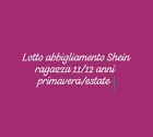 Lotto Abbigliamento Ragazza 11/ 12 Anni Shein