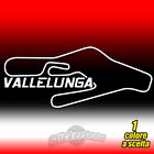 ADESIVO PVC CIRCUITO VALLELUNGA prespaziato auto moto sticker