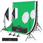 OMBAR Kit Studio fotografico，2,6 x 3 m supporto per sfondo fotografico (t3q)