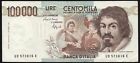 ITALIA 1990 - 110b.1 - 100000 lire Caravaggio 1° tipo Ciampi/Speziali #S#YEU