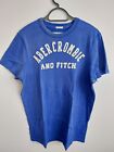 ABERCROMBIE & FITCH  MENS  XXL  2XL  BLUE  T SHIRT   GOOD USED CONDITION