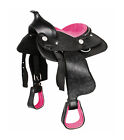 Sella Western Pony 12" Think Pink in materiale sintetico