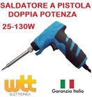 SALDATORE RAPIDO A PISTOLA A STAGNO DOPPIA POTENZA 25/130W 230V