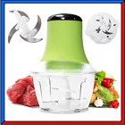 Tritatutto Elettrico Tritacarne per Carne Trita Verdure Frutta 4 Lame in Acciaio