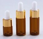 50pcs 5ml - 20ml Vetro Ambra Profumo Olio Essenziale Pipetta Contagocce