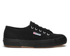 Superga 2750 Cotu Classic Mens Canvas Trainers All Black Size 7-12 - RRP £65