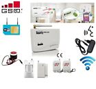 ANTIFURTO ALLARME CASA KIT COMBINATORE GSM WIRELESS SENZA FILI INCORPORATO WI F