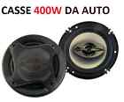 Coppia casse altoparlanti diffusori 400 Watt.Per auto,suono in HD,16cm, potenti!