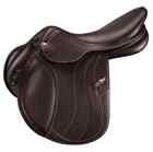 Set sella dressage da salto in pelle di cavallo inglese premium 15,16,17,18 p...