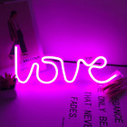 Scritte Neon Lampada Neon Led Parete Love Neon Insegne Lettere Luminose Luminose