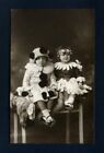 Fotocartolina anni 20  - Bambine in maschera da Carnevale?