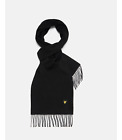 Sciarpa Lyle And Scott Lambswool Scarf Nero Black