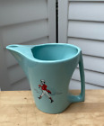 VINTAGE JOHNNIE WALKER WHISKY ADVERTISING CERAMIC WATER BLUE JUG WADE ENGLAND