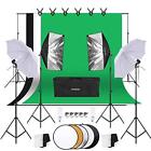 Andoer Studio Fotografico Kit di Illuminazione, kit incluso sfondo 1,8 m (O8e)