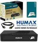 DECODER DIGITALE SATELLITARE TIVUSAT HUMAX TIVUMAX LT HD-3801S2 CON CARD HD