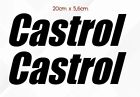 2 ADESIVI CASTROL - sticker/decal TUNING auto moto