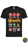 T-shirt uomo Scheda tecnica divertente del Bassista - nero