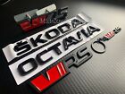 Skoda Octavia Vrs Black & Red Badge Set  Uk 🇬🇧