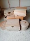 STOCK 7 SCATOLE LEGNO PER DECOUPAGE E HOBBISTICA