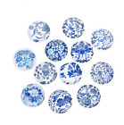 20pc Mixed Flatback multicolor Round Glass cabochons gemstone Setting Accessorie