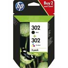 HP 302 Combo Pack Confezione Cartucce Originali Inchiostro Nero e Tricromia